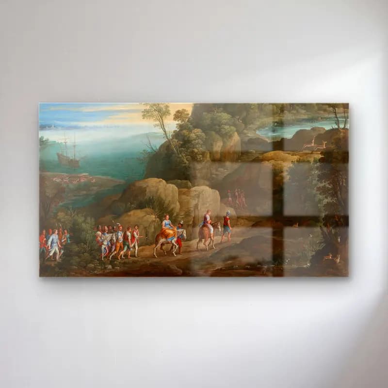 Paul Bril – An Extensive Landscape With Scenes From The Historiae… cam tablo — Paul Bril – An Extensive Landscape With Scenes From The Historiae… — yağlı boya dini sahne
