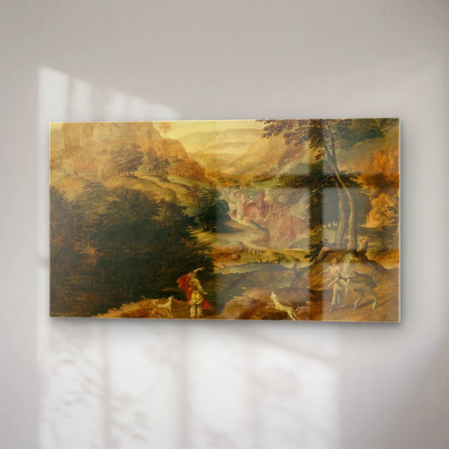 Paul Bril – The Rape of Ganymede cam tablo — sağ açıdan görünüm