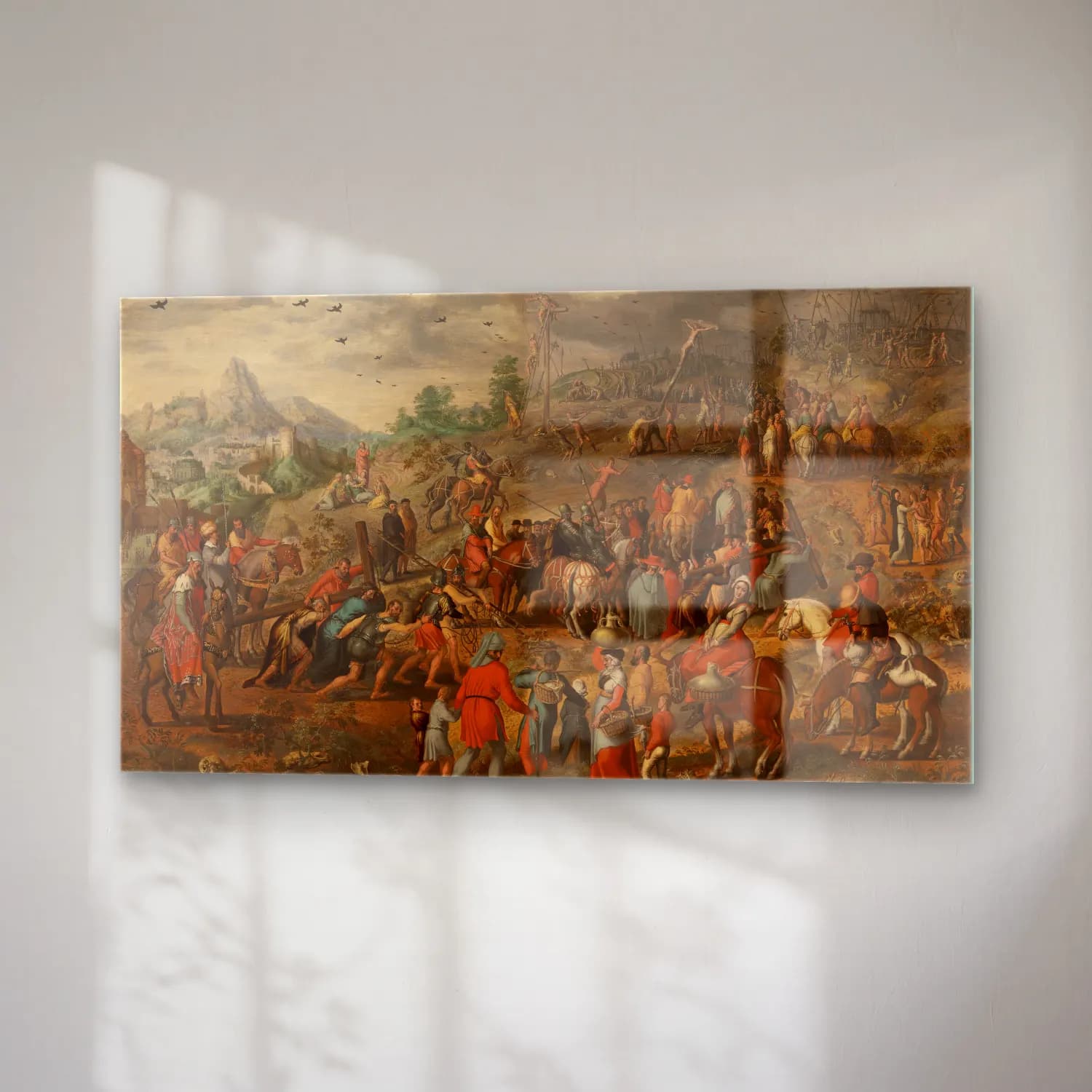 Pieter Aertsen – The Bearing of the Cross cam tablo — sağ açıdan görünüm