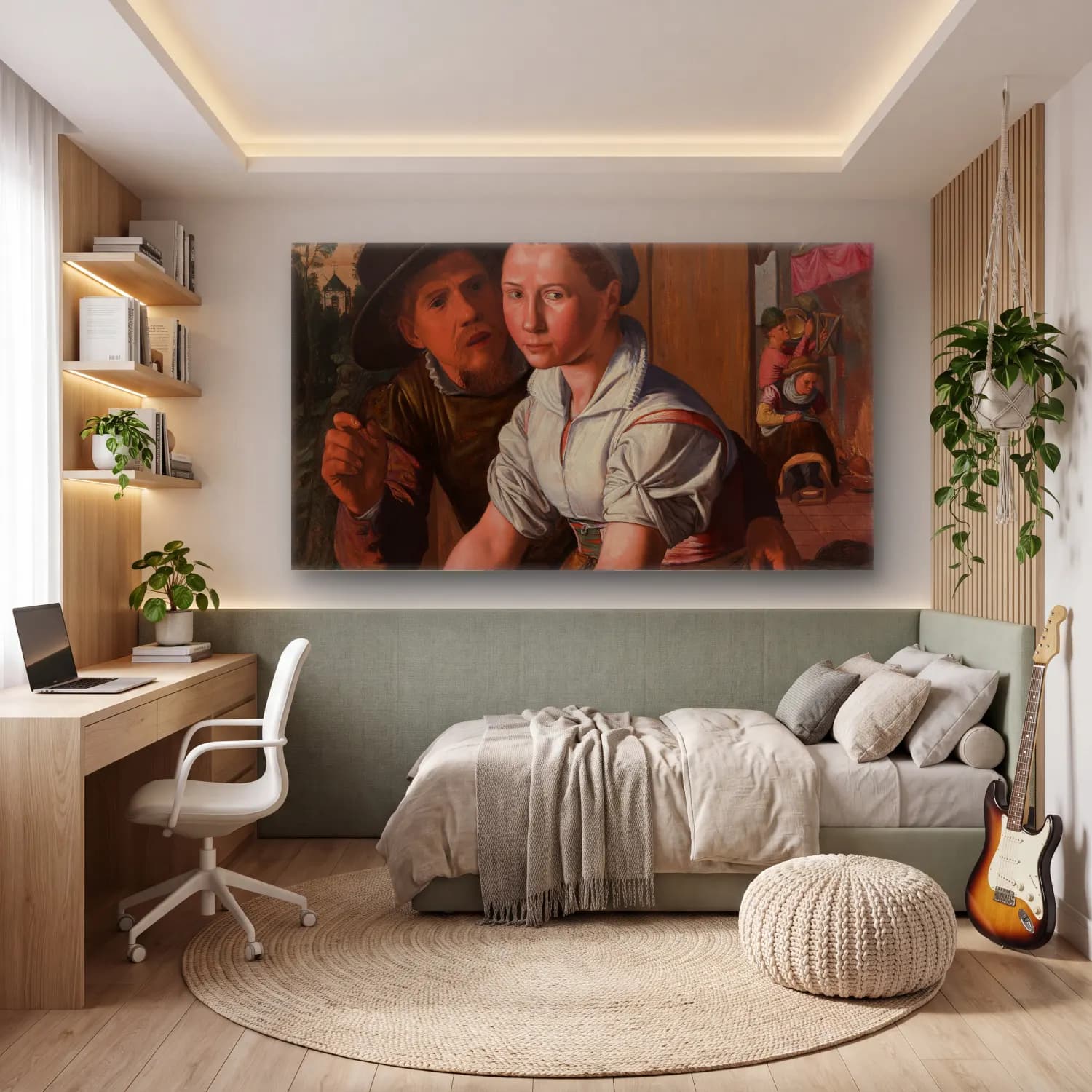 Pieter Aertsen – The Egg Girl cam tablo — genç odasında