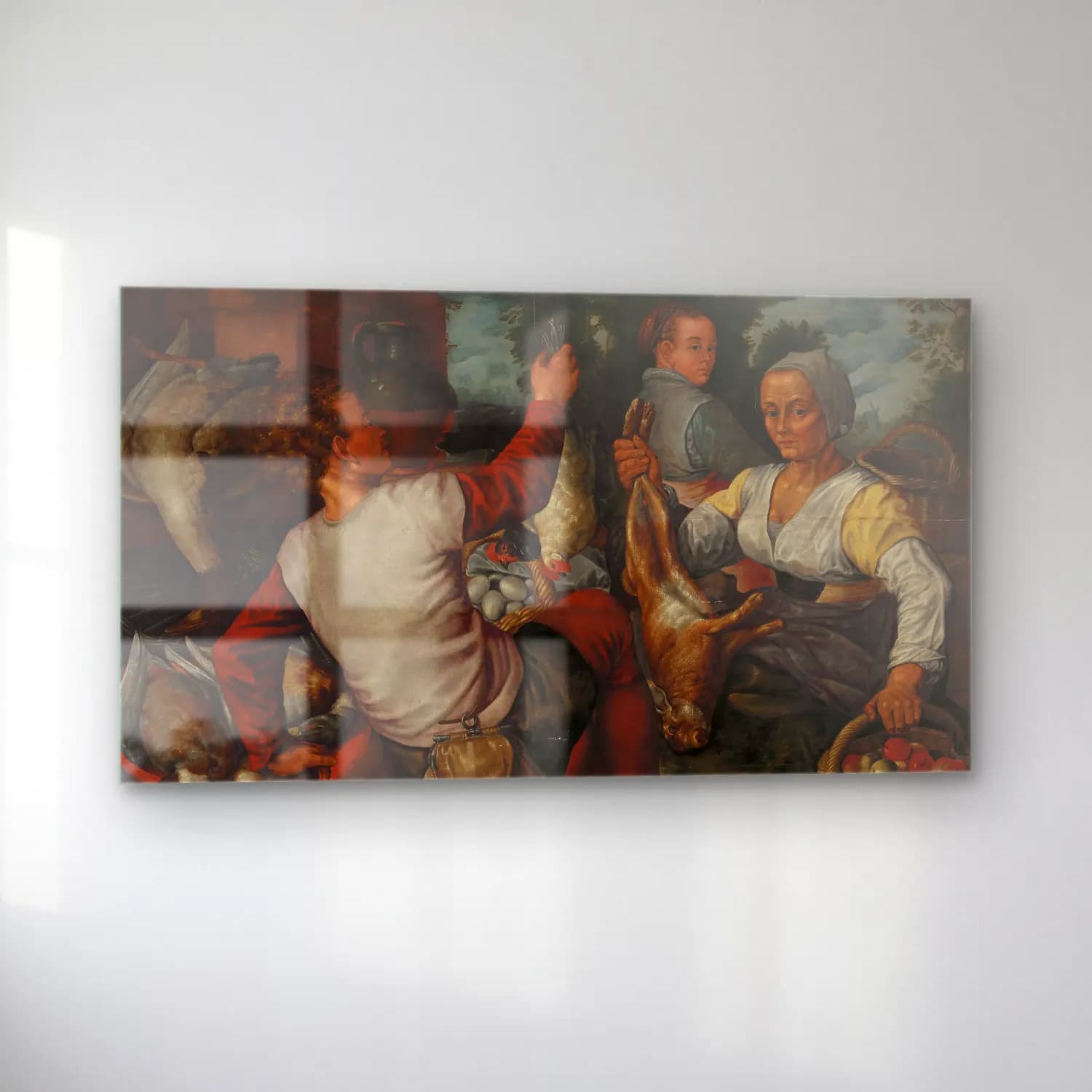Pieter Aertsen – The Stallholders cam tablo — sol açıdan görünüm