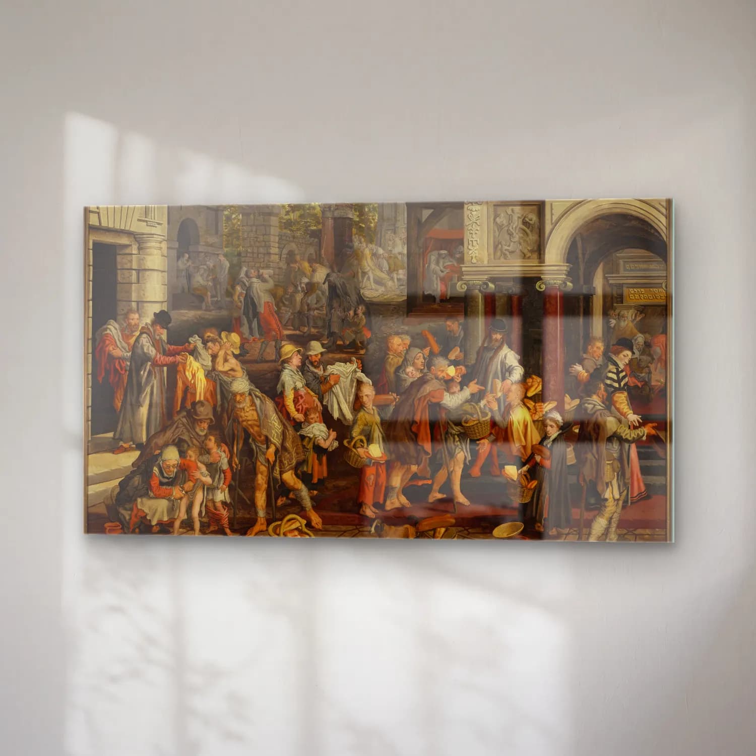 Pieter Aertsen – Wing of an Altarpiece with Adoration of the Magi cam tablo — sağ açıdan görünüm