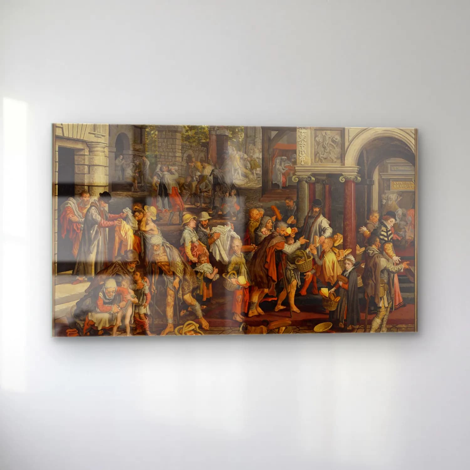 Pieter Aertsen – Wing of an Altarpiece with Adoration of the Magi cam tablo — sol açıdan görünüm