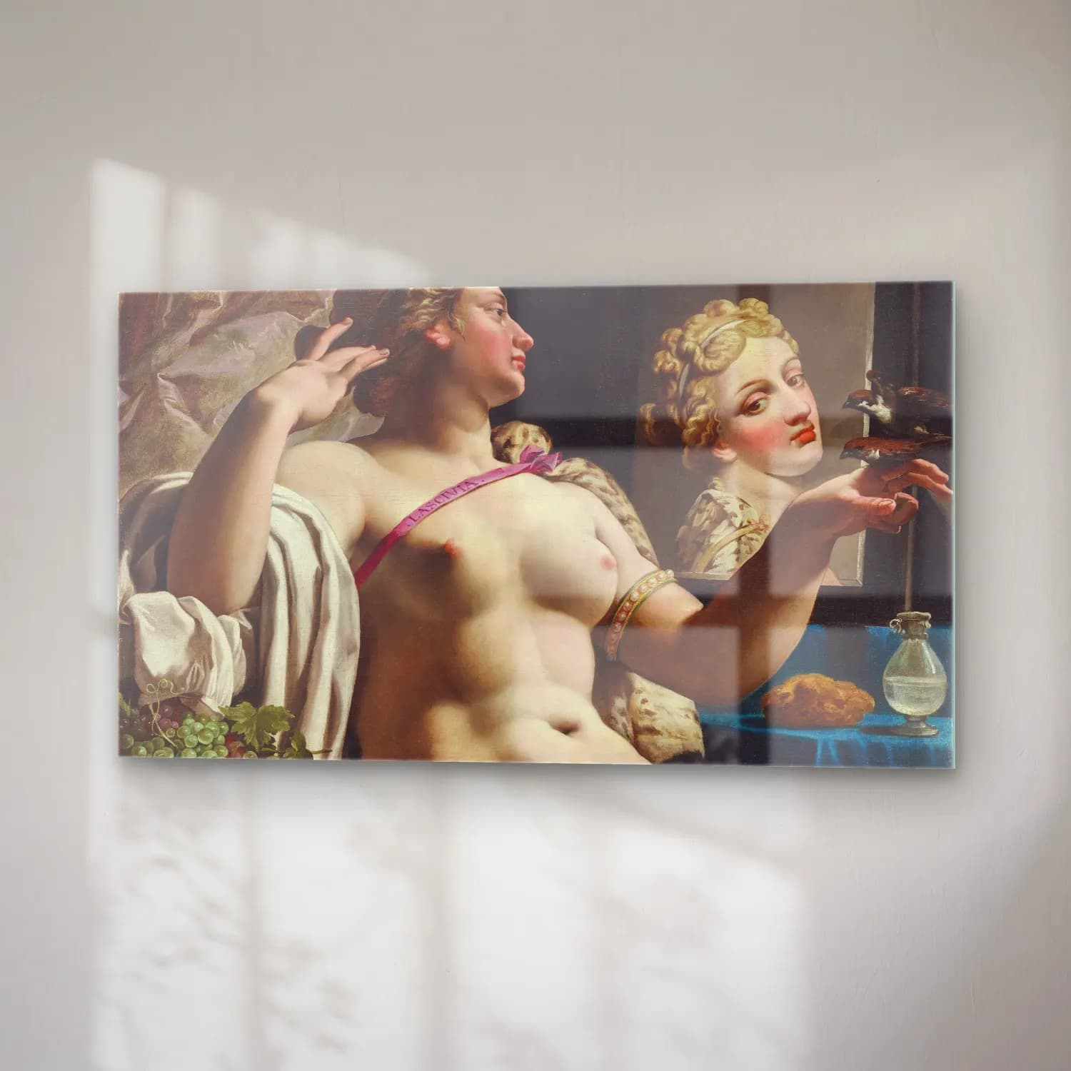 Abraham Janssens – An Allegory Of Lust (Lascivia) cam tablo — sağ açıdan görünüm