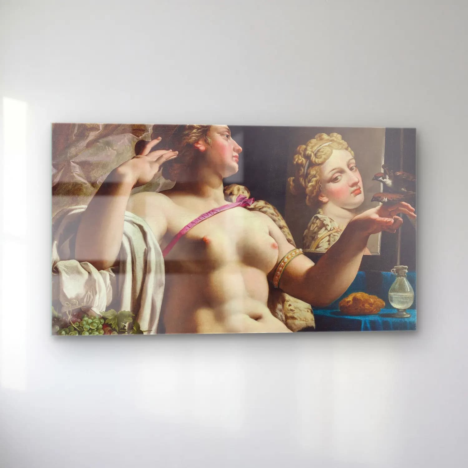 Abraham Janssens – An Allegory Of Lust (Lascivia) cam tablo — sol açıdan görünüm