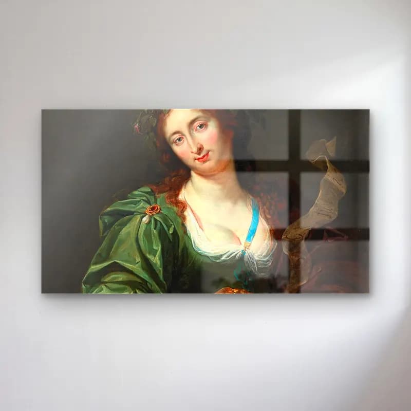 Abraham Janssens – An Allegory of Fortune cam tablo — Abraham Janssens – An Allegory of Fortune — yağlı boya kadın portresi