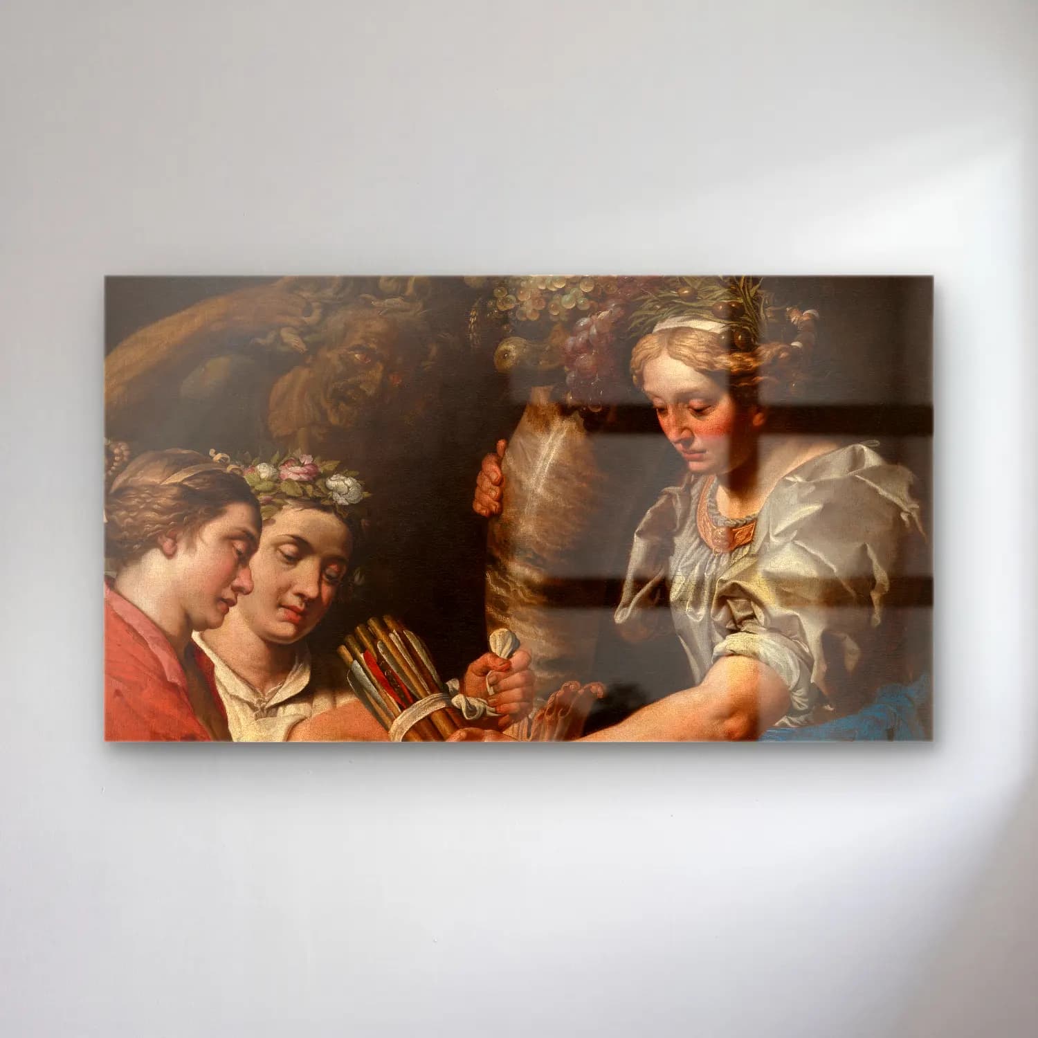 Abraham Janssens – Concord, Charity and Sincerity Conquering Discord cam tablo — Abraham Janssens – Concord, Charity and Sincerity Conquering Discord — yağlı boya mitolojik sahne
