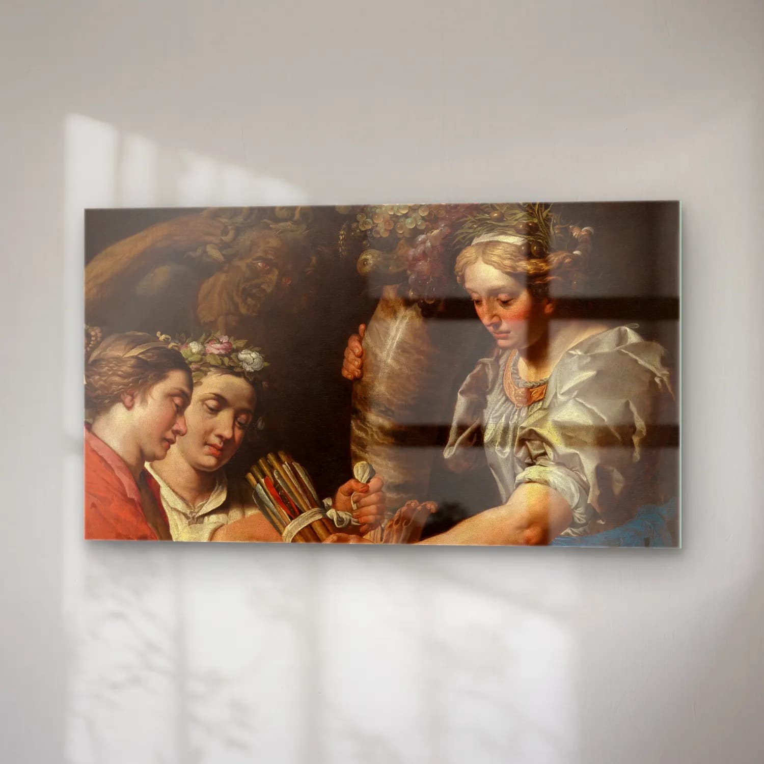 Abraham Janssens – Concord, Charity and Sincerity Conquering Discord cam tablo — sağ açıdan görünüm