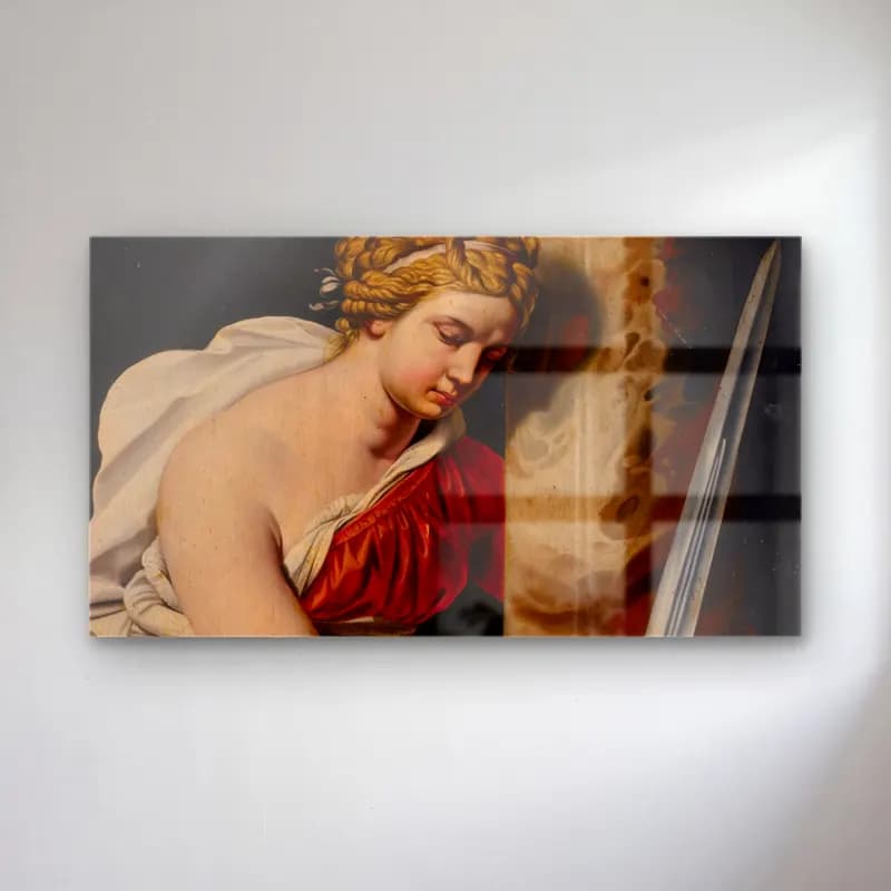 Abraham Janssens – Constancy cam tablo — Abraham Janssens – Constancy — yağlı boya kadın portresi