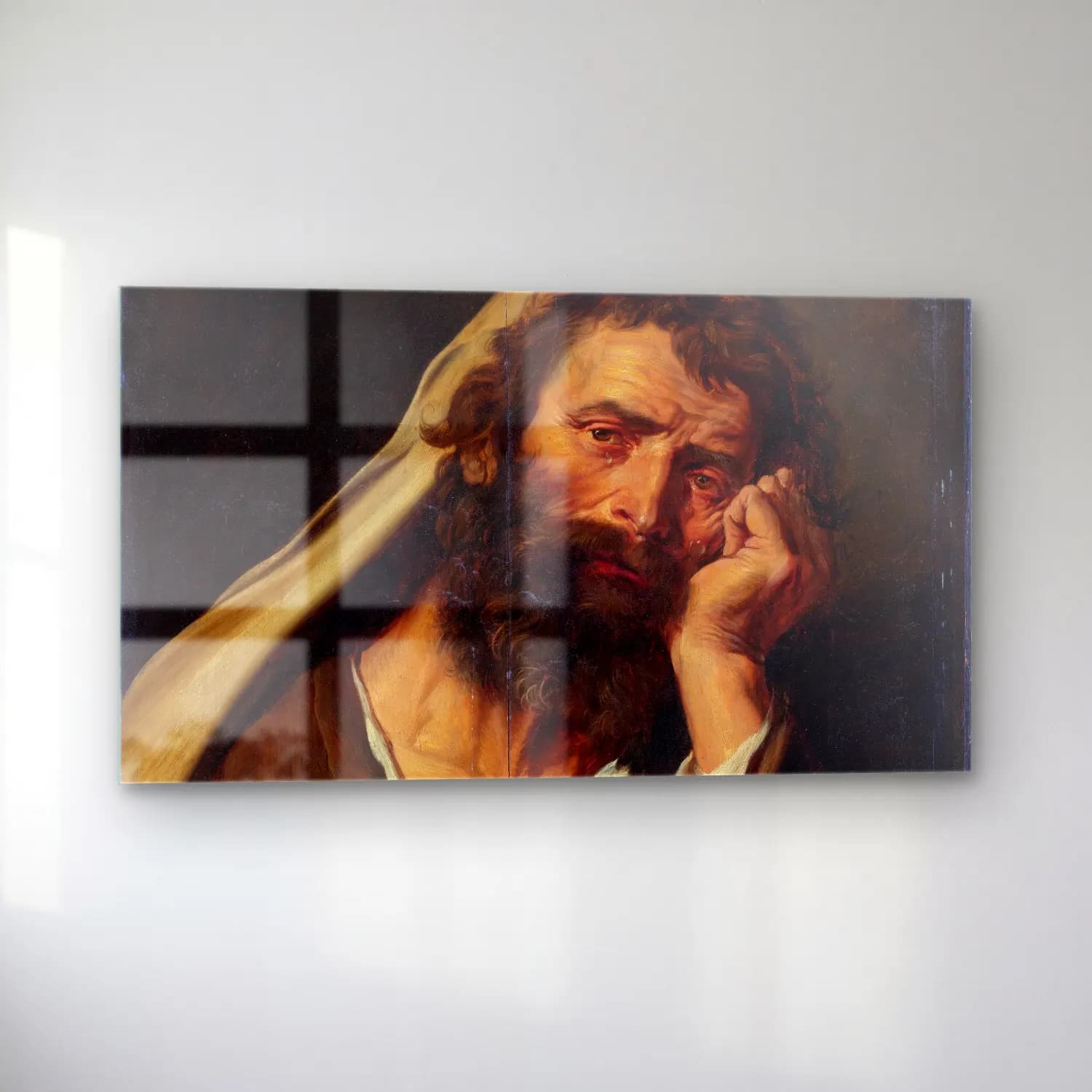 Abraham Janssens – Heraclitus cam tablo — sol açıdan görünüm