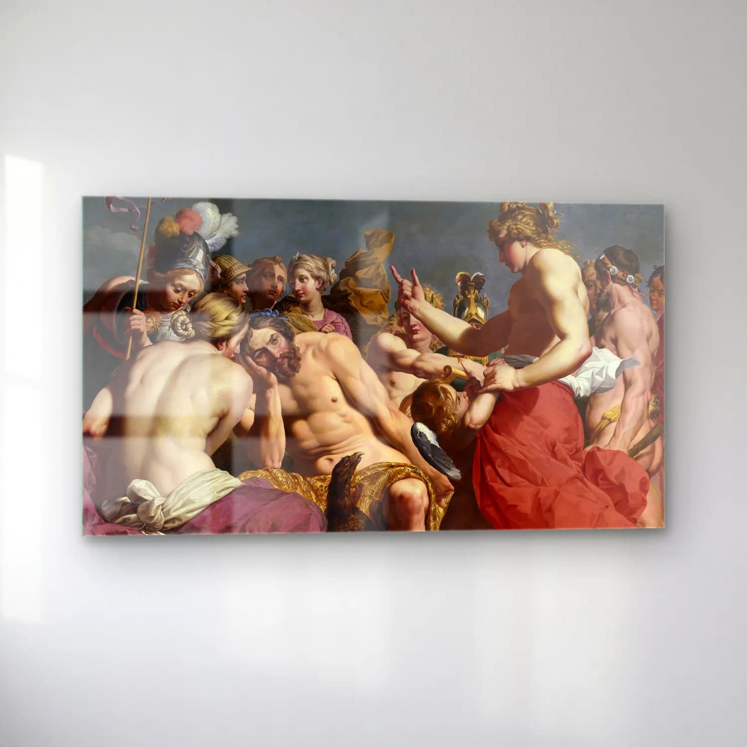 Abraham Janssens – Jupiter Rebuked By Venus (C. 1612) cam tablo — sol açıdan görünüm