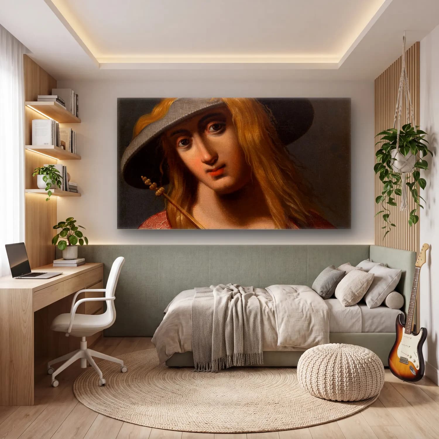 Abraham Janssens – Sibyl cam tablo — genç odasında