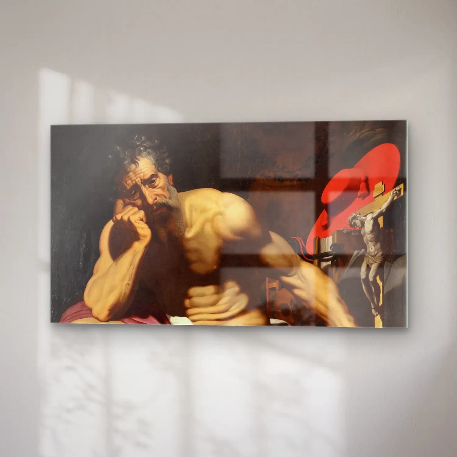 Abraham Janssens – St Jerome cam tablo — sağ açıdan görünüm