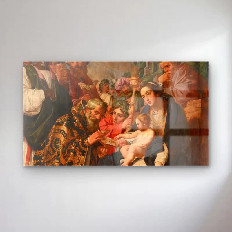 Abraham Janssens – The Adoration of the Magi cam tablo — Abraham Janssens – The Adoration of the Magi — yağlı boya dini sahne