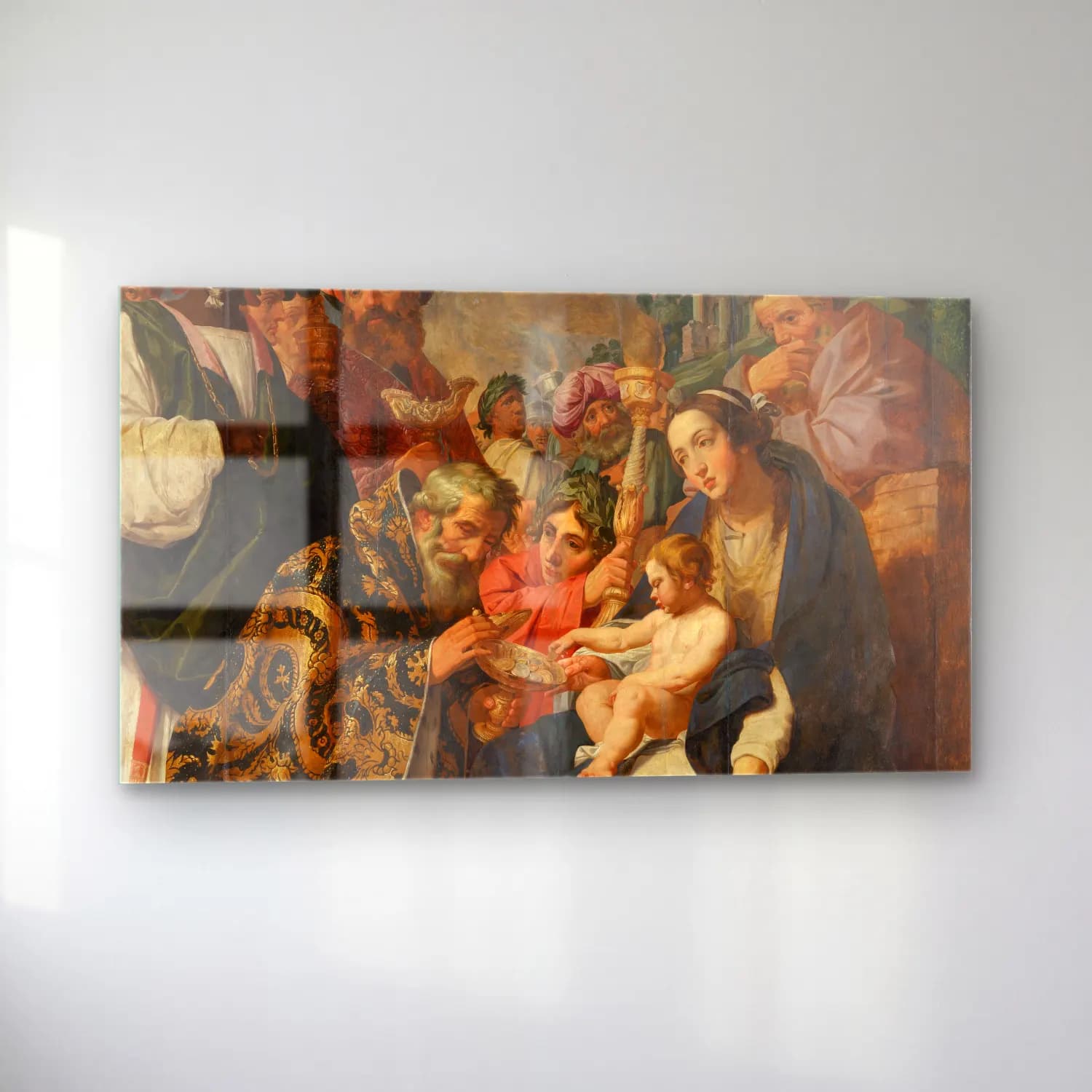 Abraham Janssens – The Adoration of the Magi cam tablo — sol açıdan görünüm