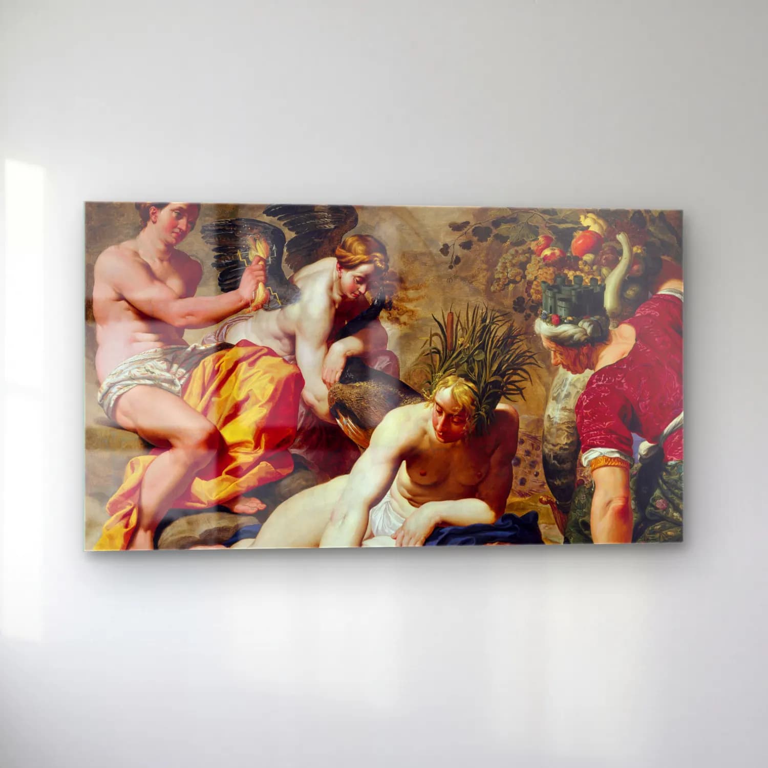 Abraham Janssens – The Four Elements cam tablo — sol açıdan görünüm