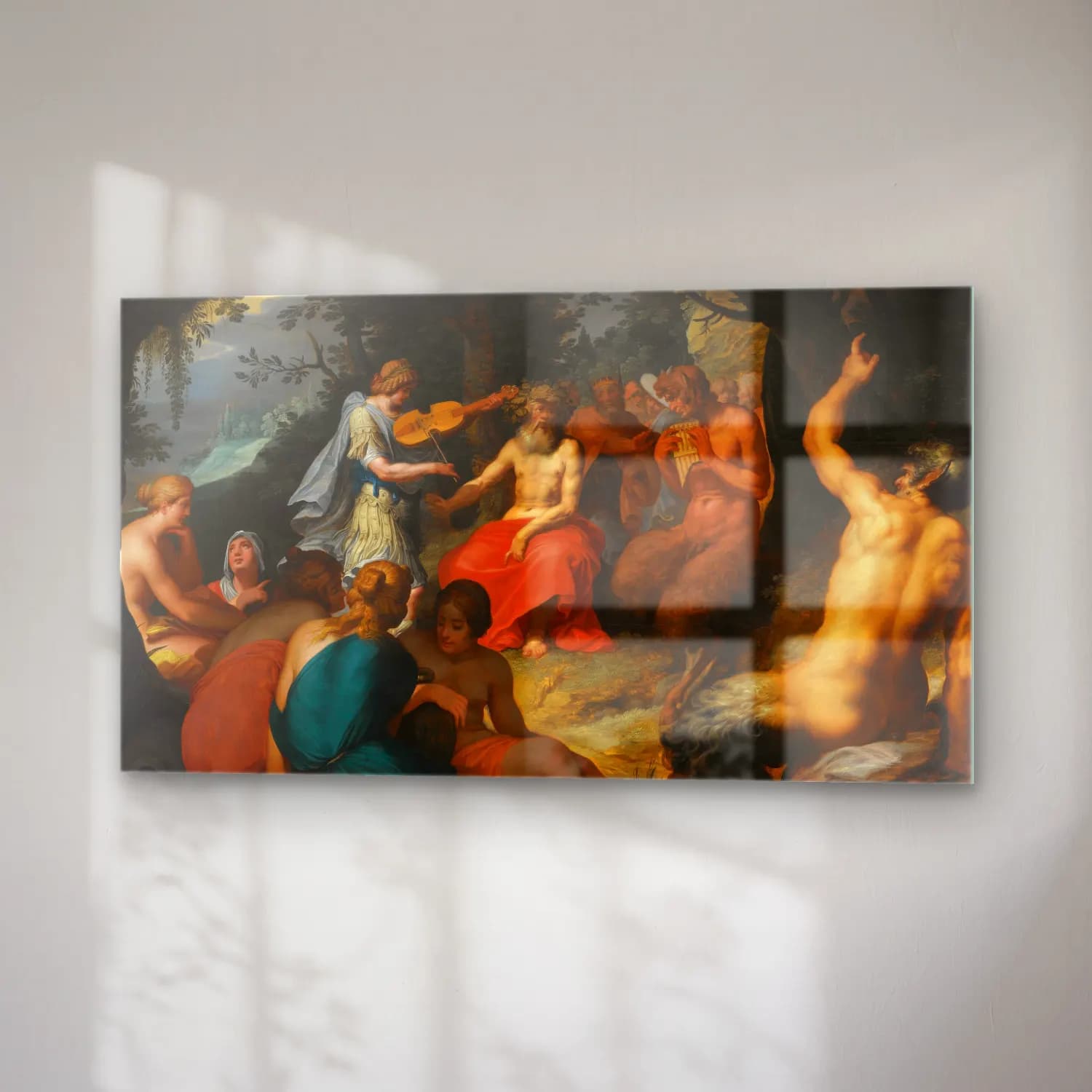 Abraham Janssens – The Judgement Of Midas cam tablo — sağ açıdan görünüm