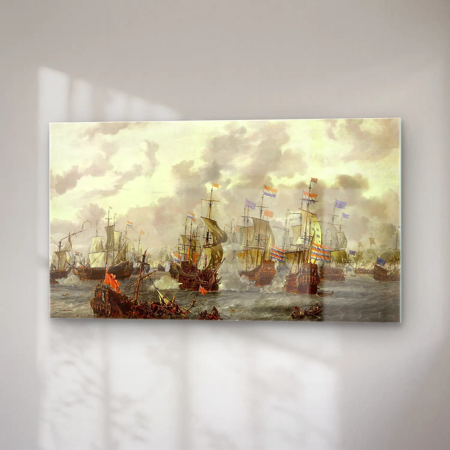 Abraham Storck – The Four Days’ Battle cam tablo — sağ açıdan görünüm