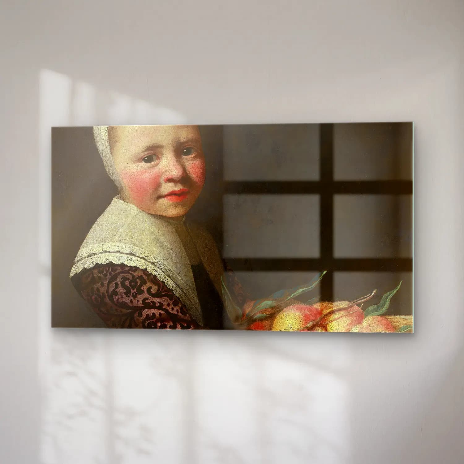 Aelbert Cuyp – Portrait of a Girl with Peaches cam tablo — sağ açıdan görünüm