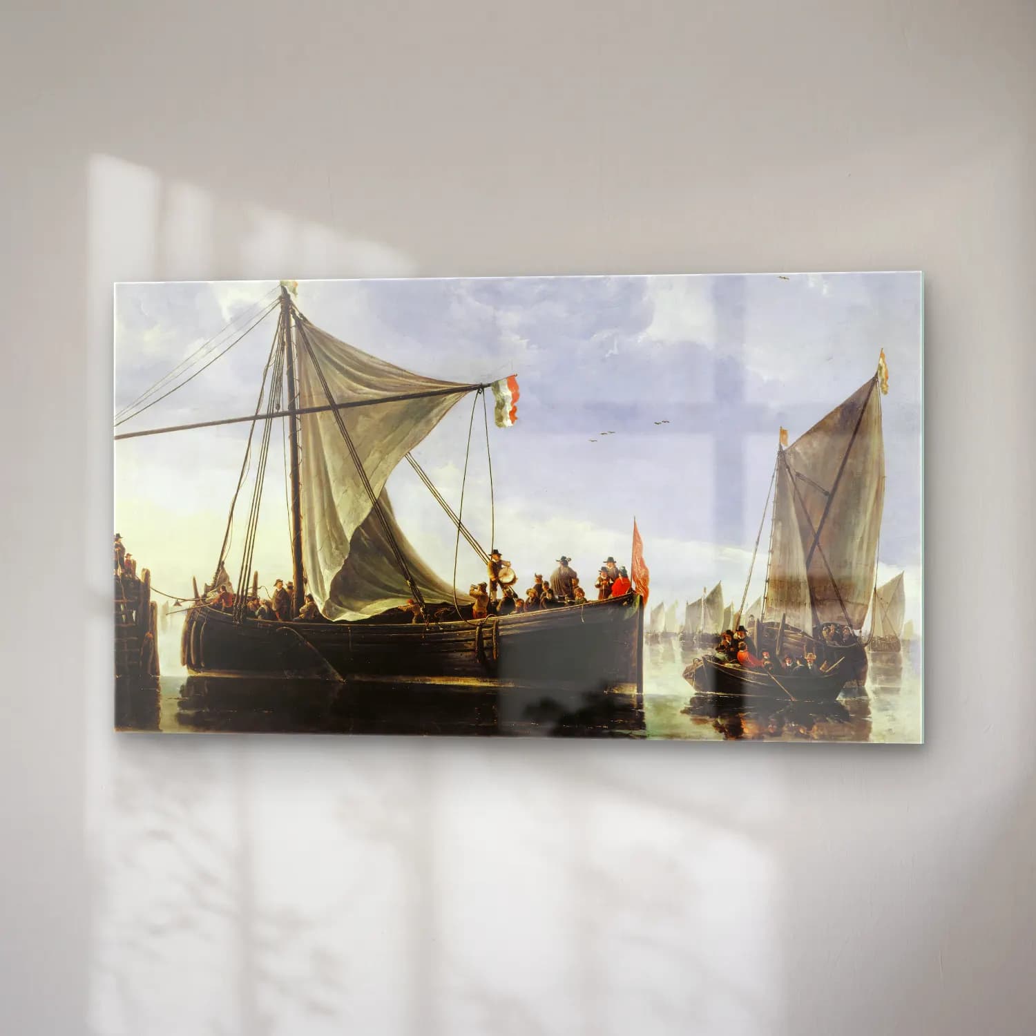 Aelbert Cuyp – The Passage Boat cam tablo — sağ açıdan görünüm
