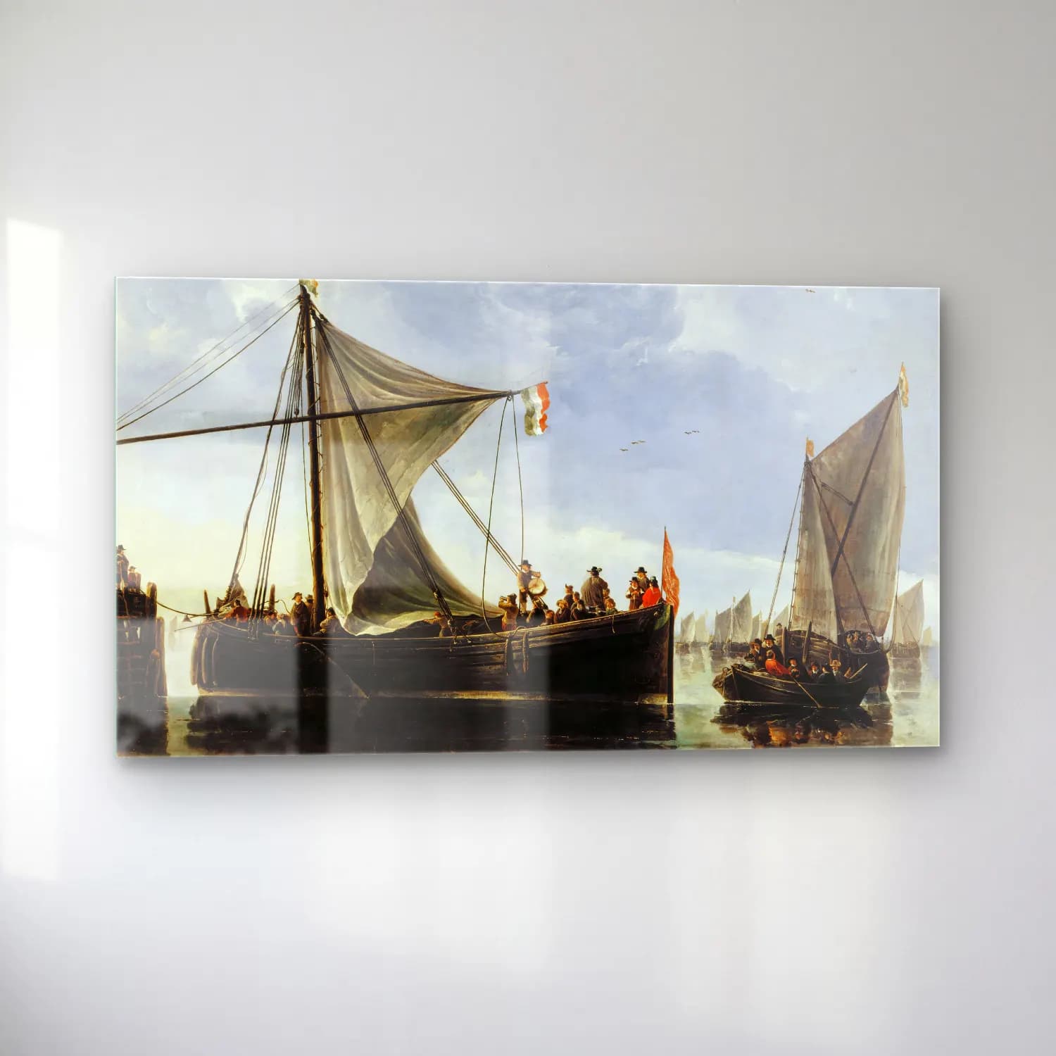 Aelbert Cuyp – The Passage Boat cam tablo — sol açıdan görünüm