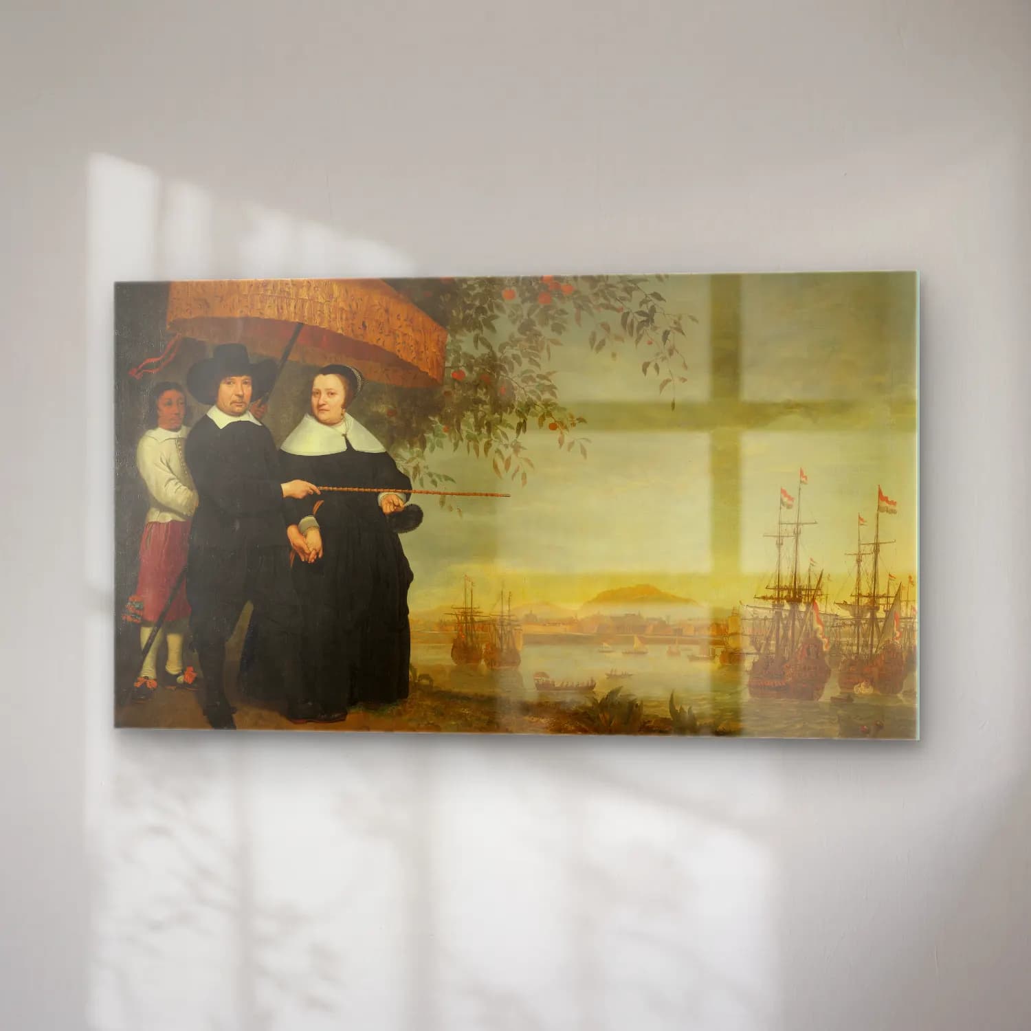 Aelbert Cuyp – VOC Senior Merchant cam tablo — sağ açıdan görünüm