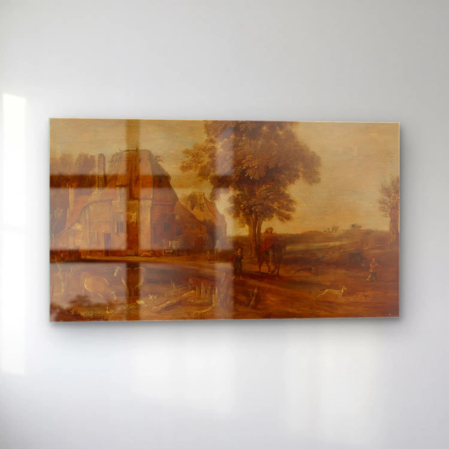 Aert van der Neer – Landscape cam tablo — sol açıdan görünüm