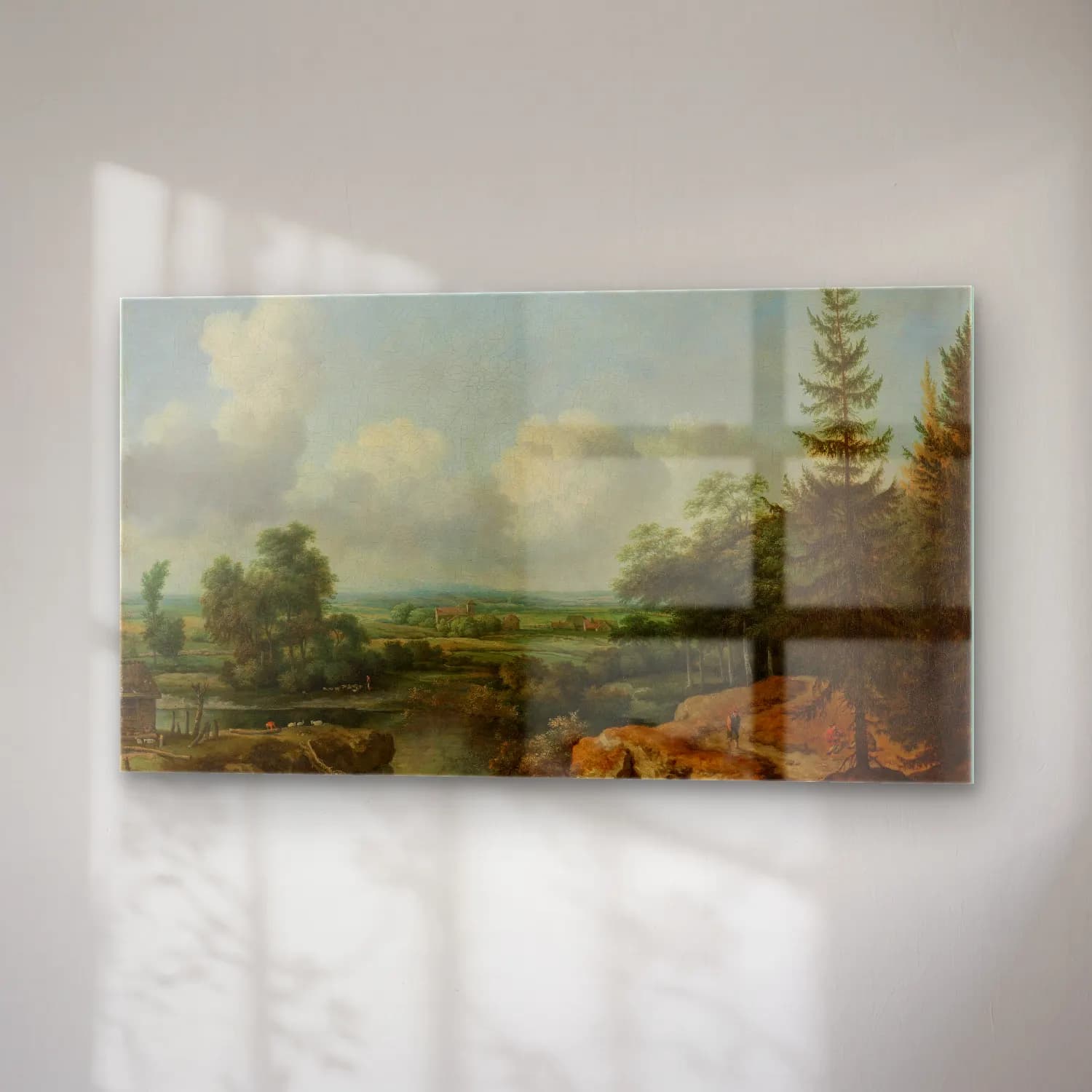Allaert van Everdingen – Swedish Landscape cam tablo — sağ açıdan görünüm