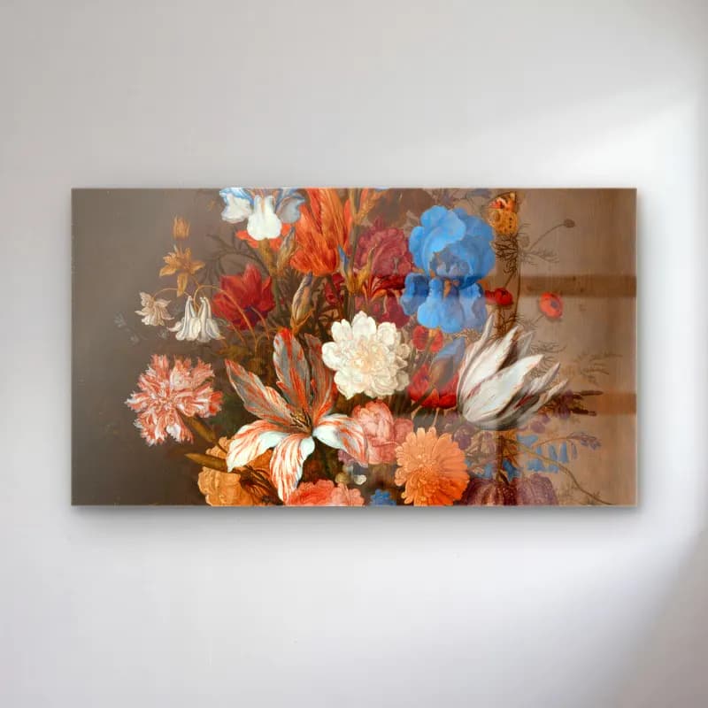 Balthasar van der Ast – Still Life with Flowers cam tablo — Balthasar van der Ast – Still Life with Flowers — botanik i̇llüstrasyon vazoda çiçek buketi