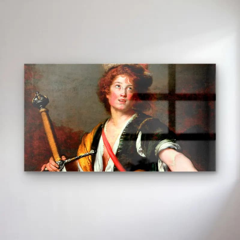 Bernardo Strozzi – David with the Head of Goliath cam tablo — Bernardo Strozzi – David with the Head of Goliath — yağlı boya kadın portresi