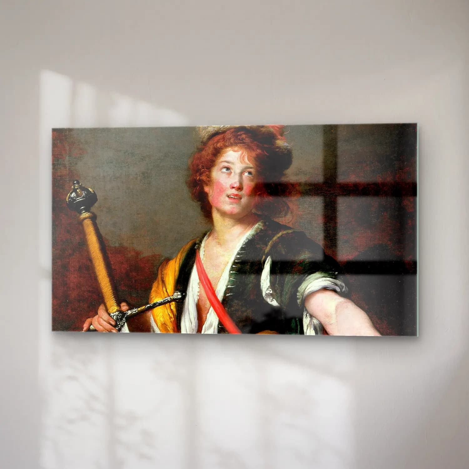 Bernardo Strozzi – David with the Head of Goliath cam tablo — sağ açıdan görünüm