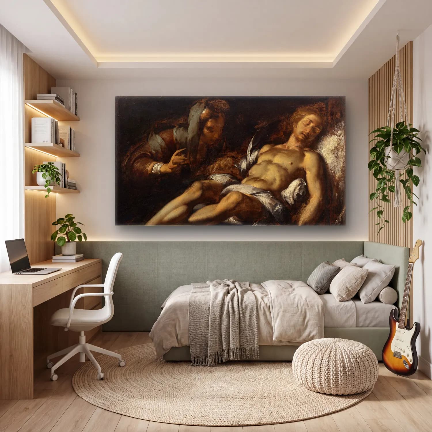Bernardo Strozzi – Pietá cam tablo — genç odasında