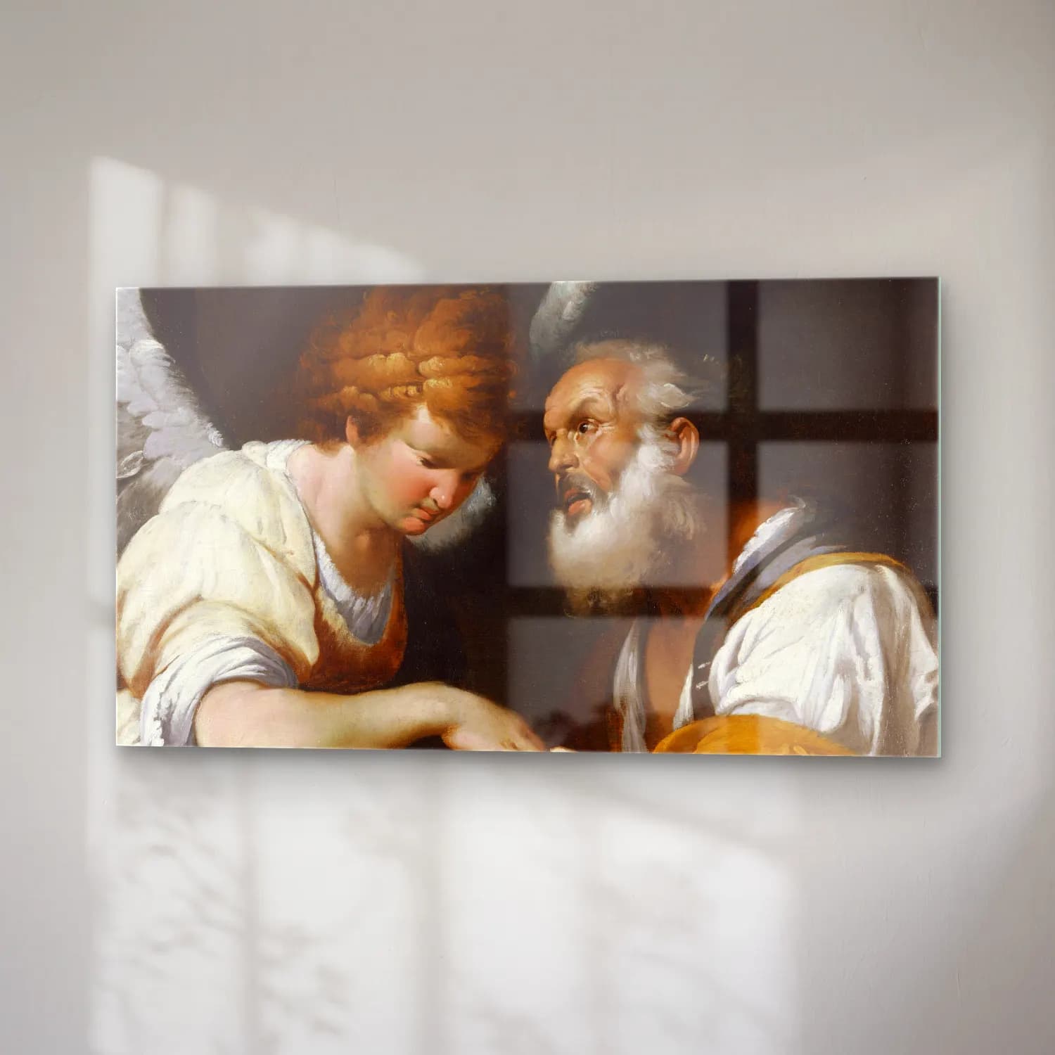 Bernardo Strozzi – The Release Of St Peter (circa 1635) cam tablo — sağ açıdan görünüm