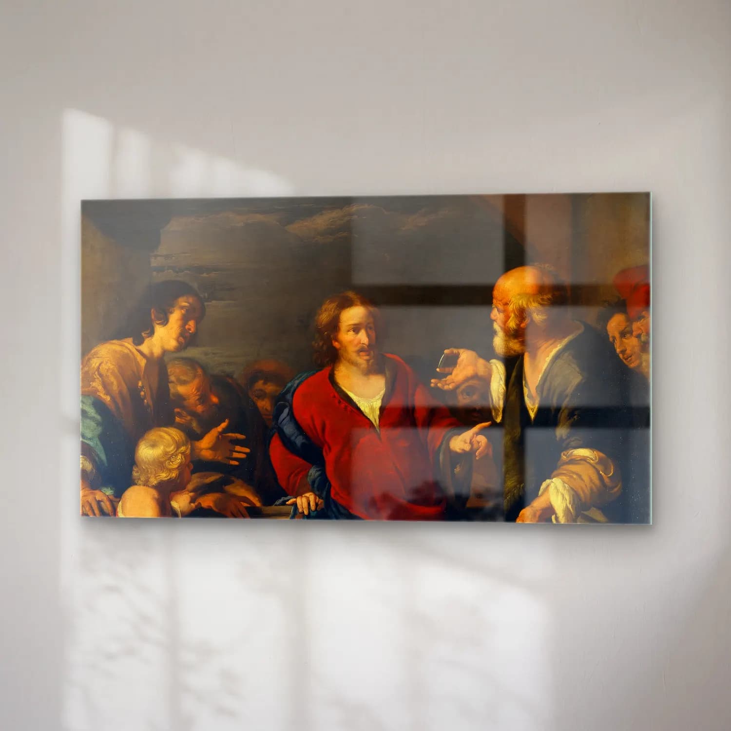 Bernardo Strozzi – The Tribute Money cam tablo — sağ açıdan görünüm