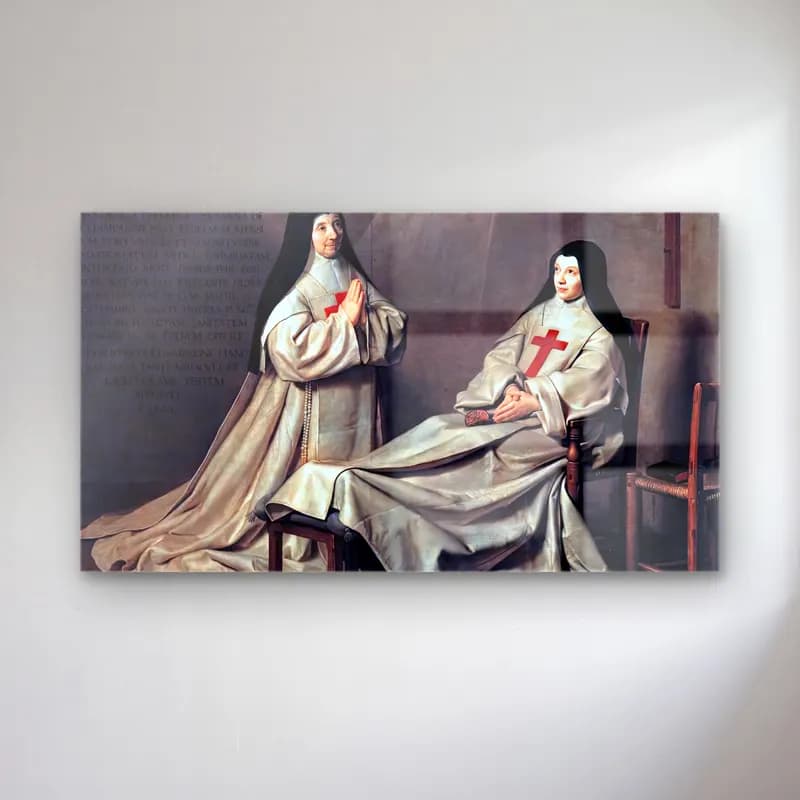 Philippe de Champaigne – Ex Voto cam tablo — Philippe de Champaigne – Ex Voto — yağlı boya dini sahne