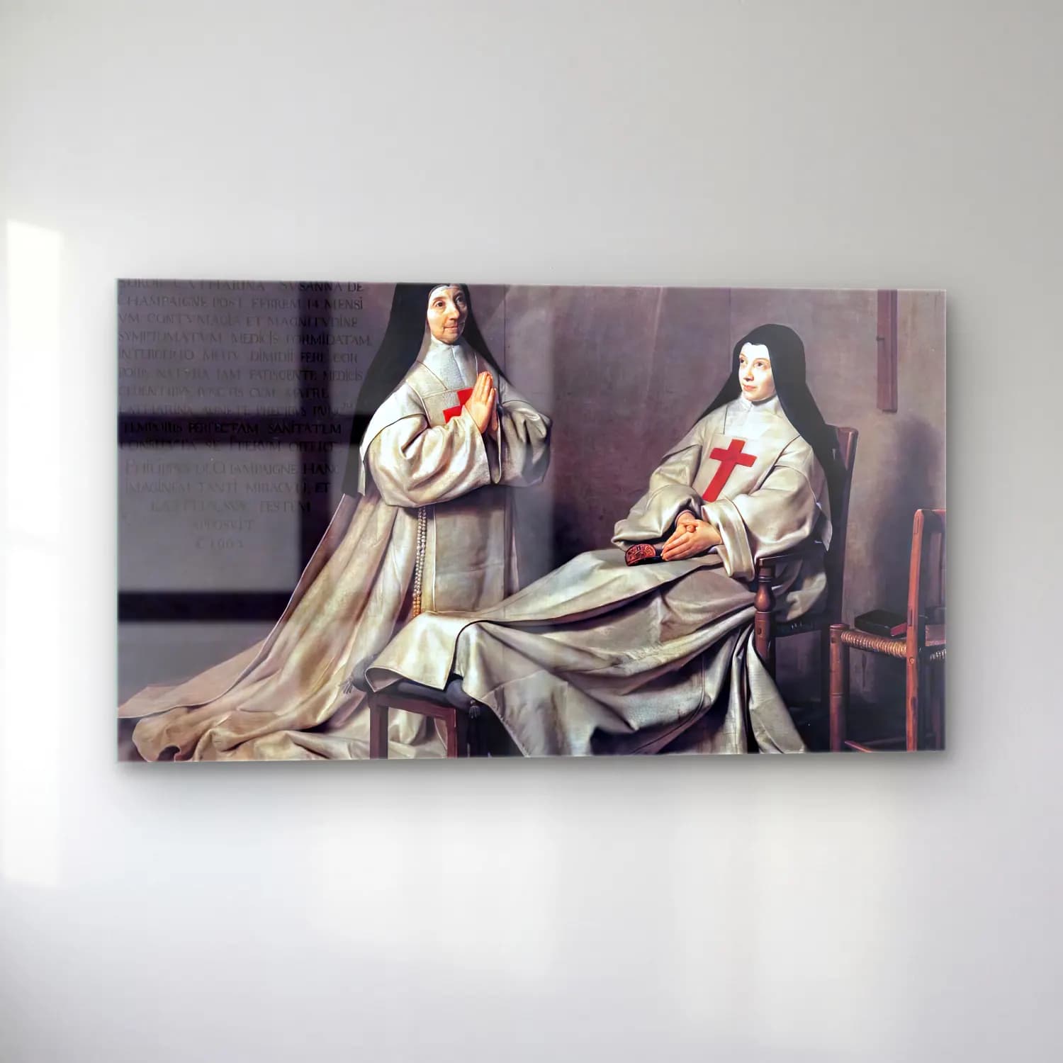 Philippe de Champaigne – Ex Voto cam tablo — sol açıdan görünüm