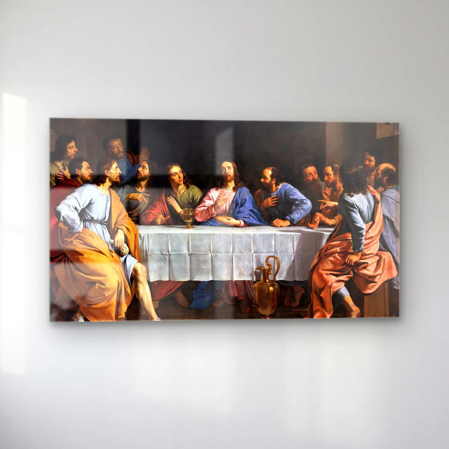 Philippe de Champaigne – The Last Supper cam tablo — sol açıdan görünüm