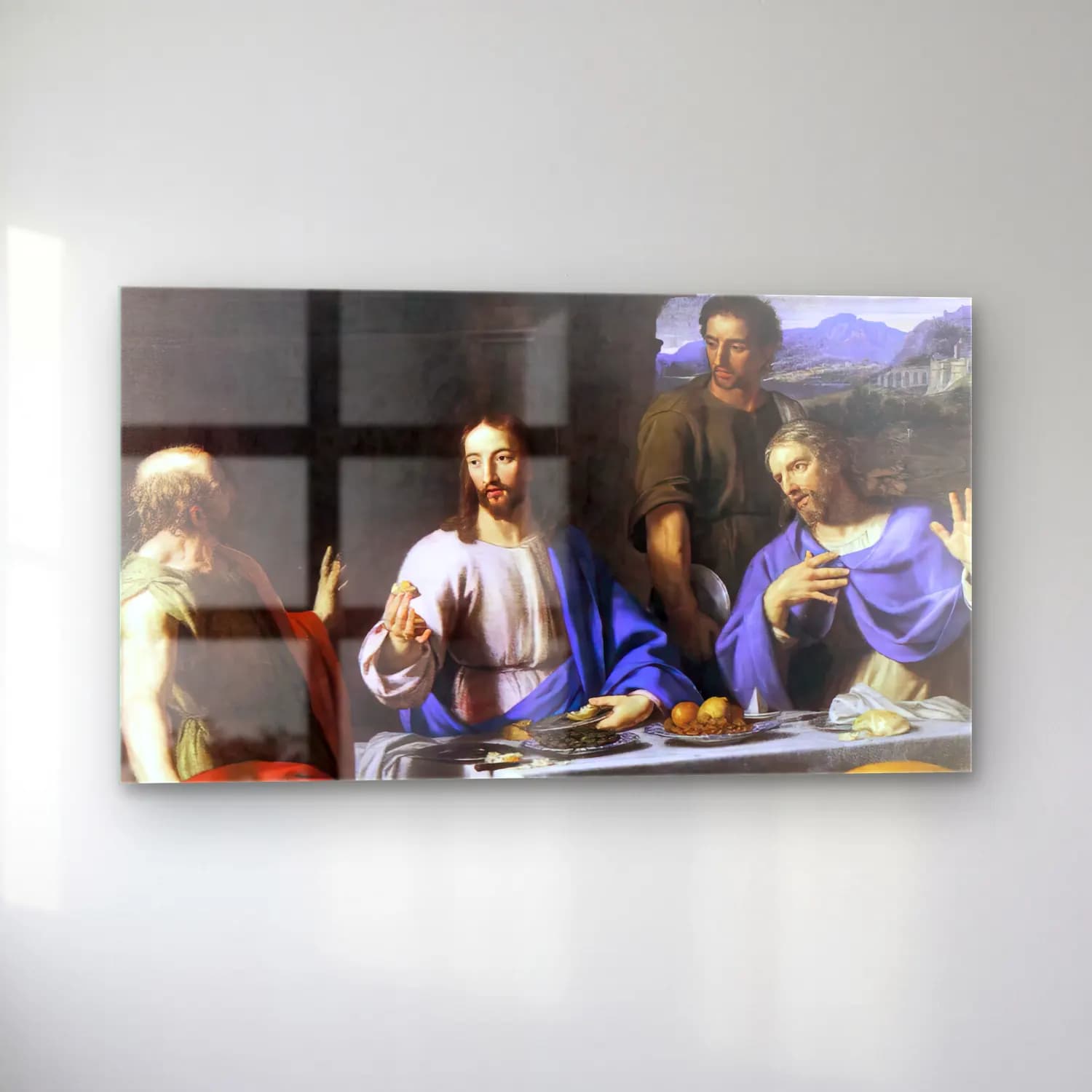 Philippe de Champaigne – The Supper at Emmaus cam tablo — sol açıdan görünüm