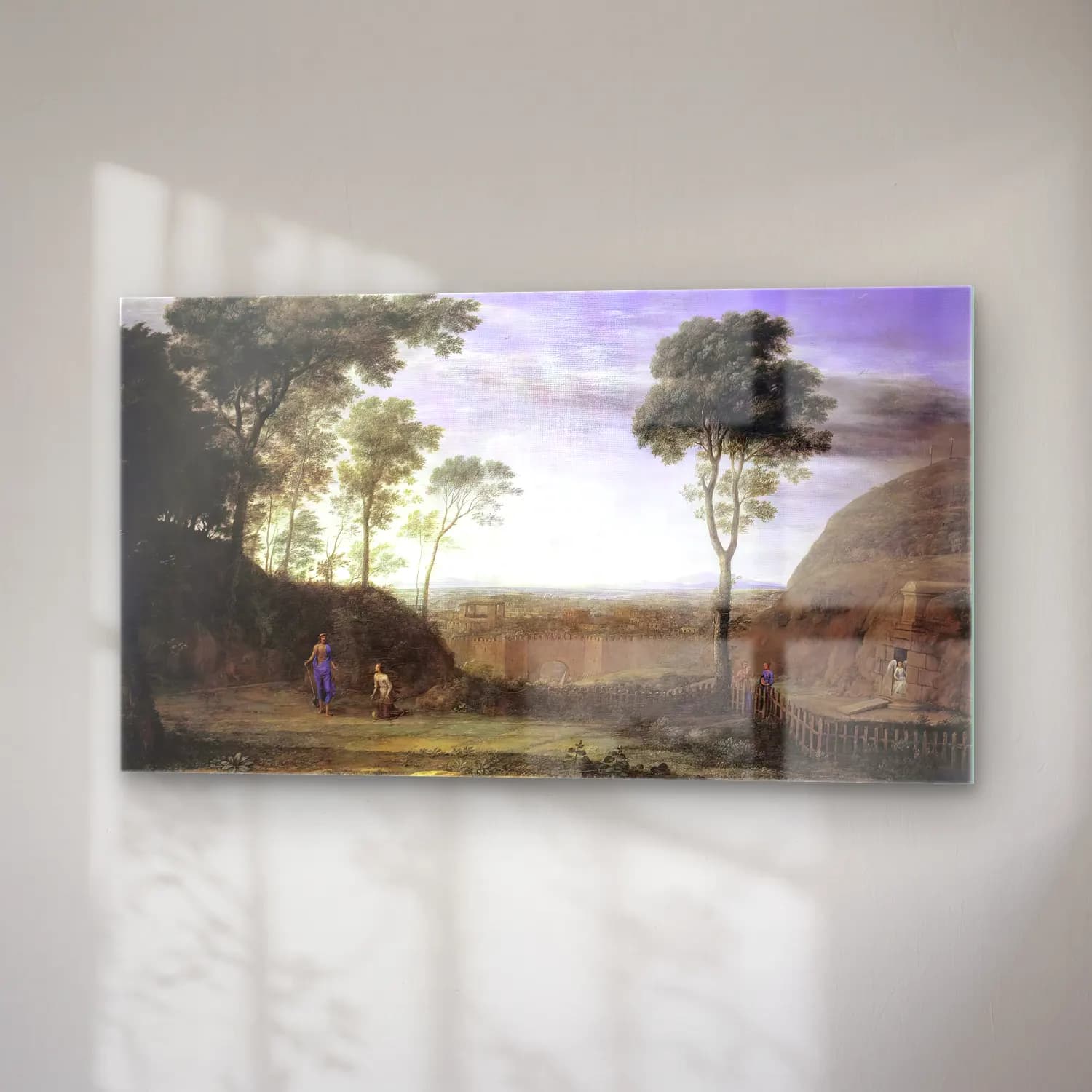 Claude Lorrain – Landscape with Noli Me Tangere Scene cam tablo — sağ açıdan görünüm
