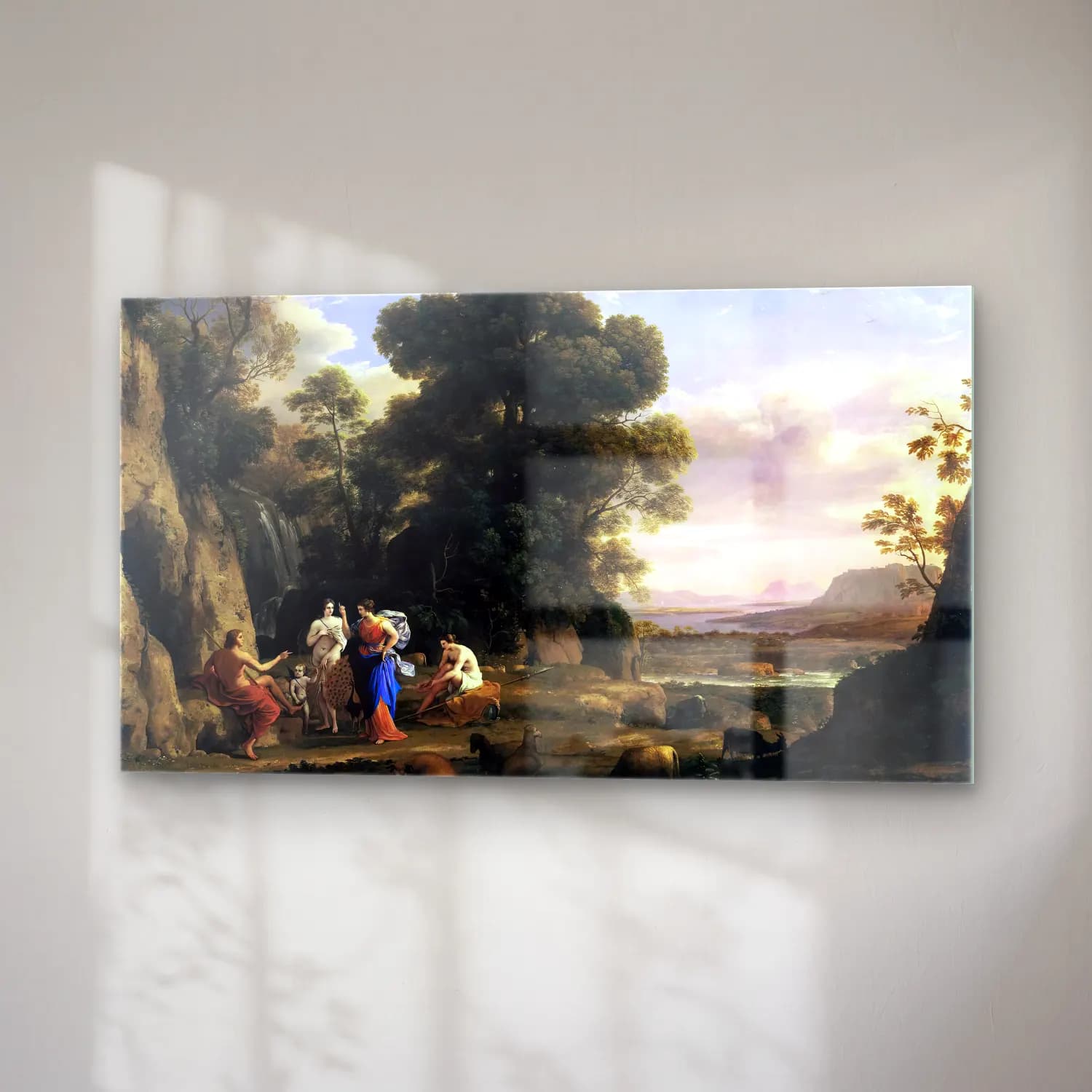 Claude Lorrain – The Judgment of Paris cam tablo — sağ açıdan görünüm