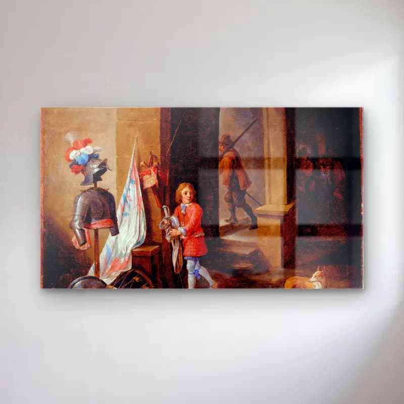 David Teniers The Younger – A Guard Room cam tablo — David Teniers The Younger – A Guard Room — yağlı boya şövalye