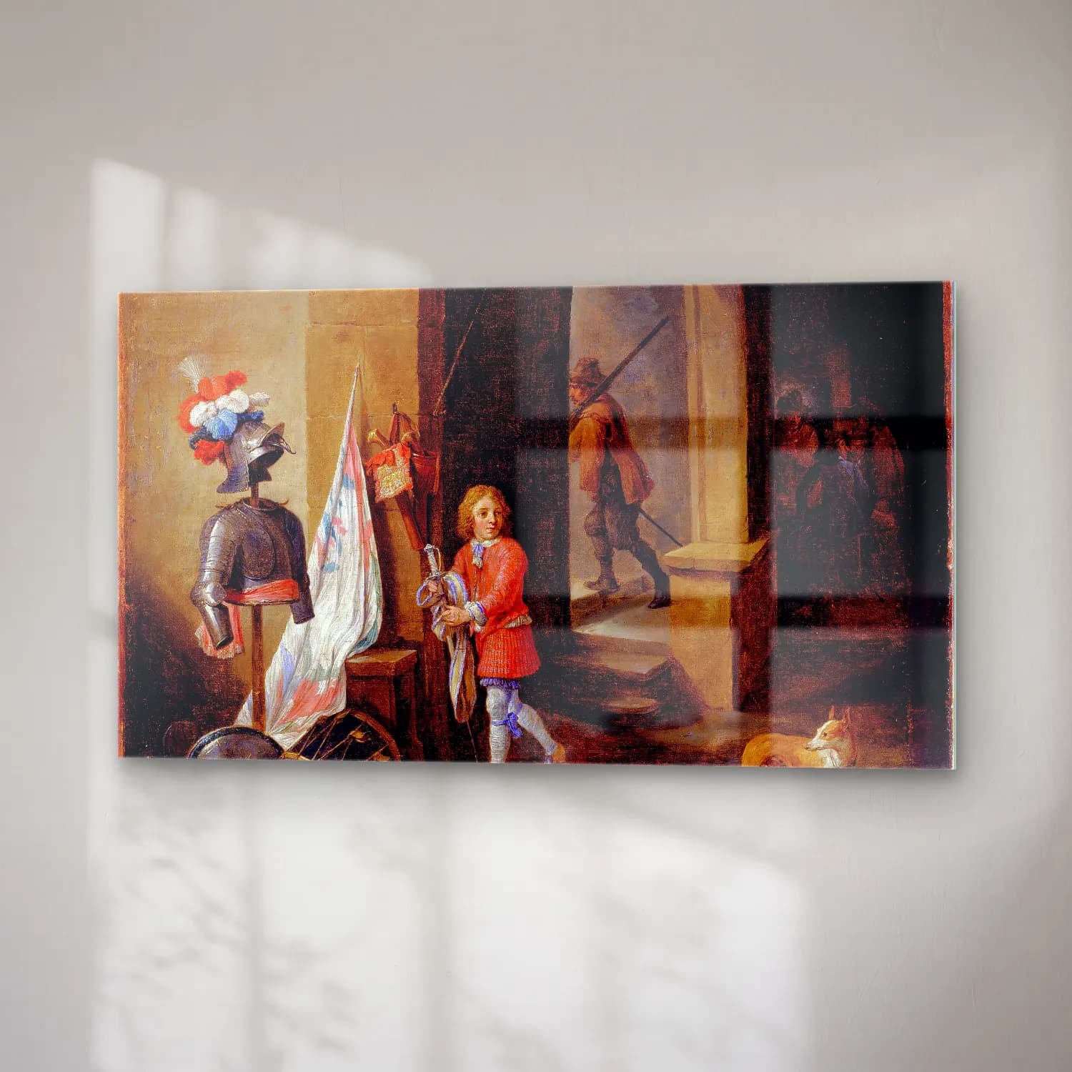 David Teniers The Younger – A Guard Room cam tablo — sağ açıdan görünüm