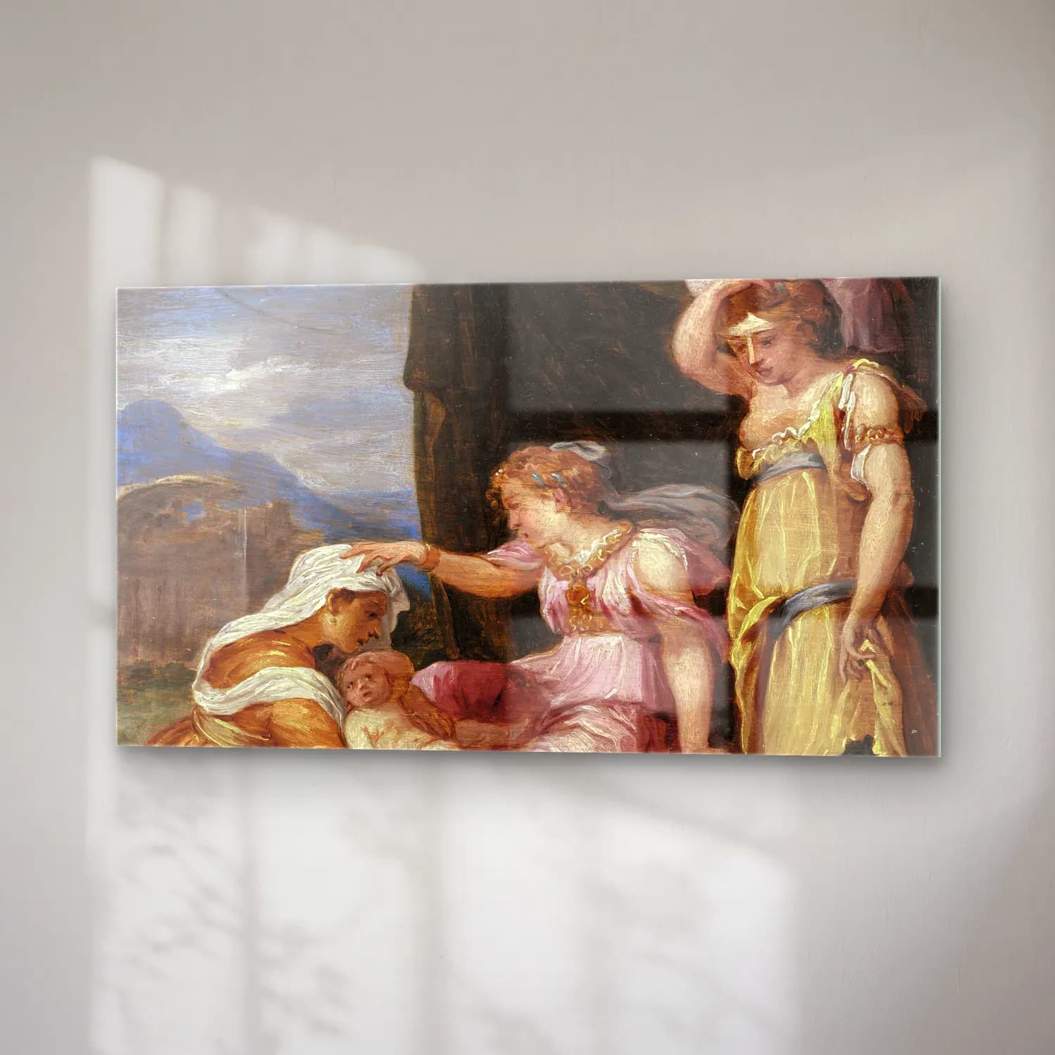 David Teniers The Younger – Birth of Jupiter (between 1650 and 1660) cam tablo — sağ açıdan görünüm