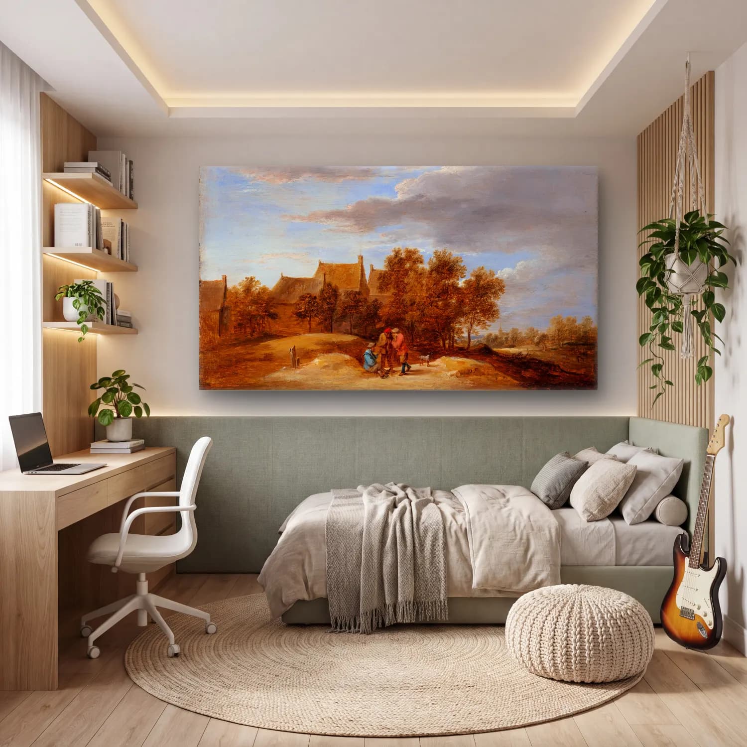 David Teniers The Younger – By the Wayside cam tablo — genç odasında