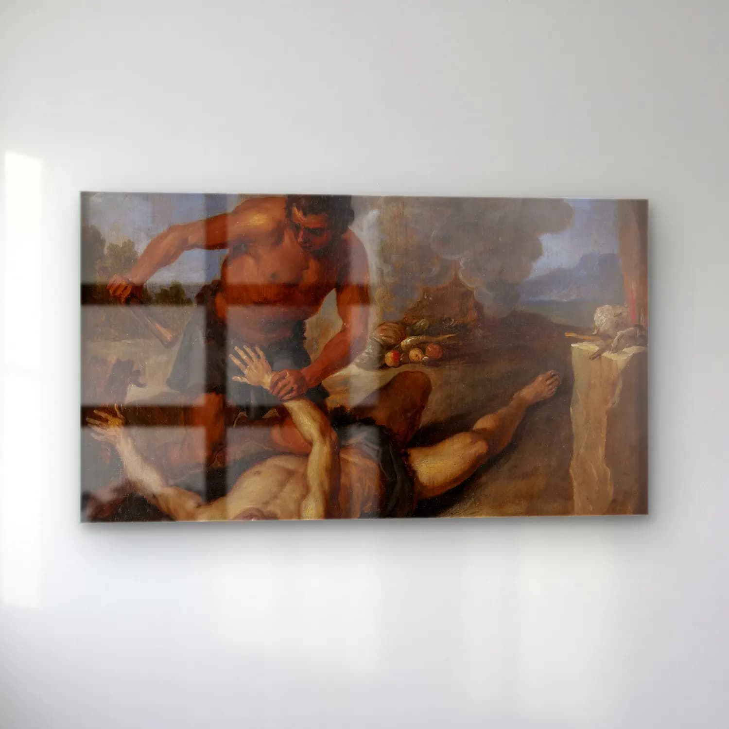 David Teniers The Younger – Cain Killing Abel cam tablo — sol açıdan görünüm