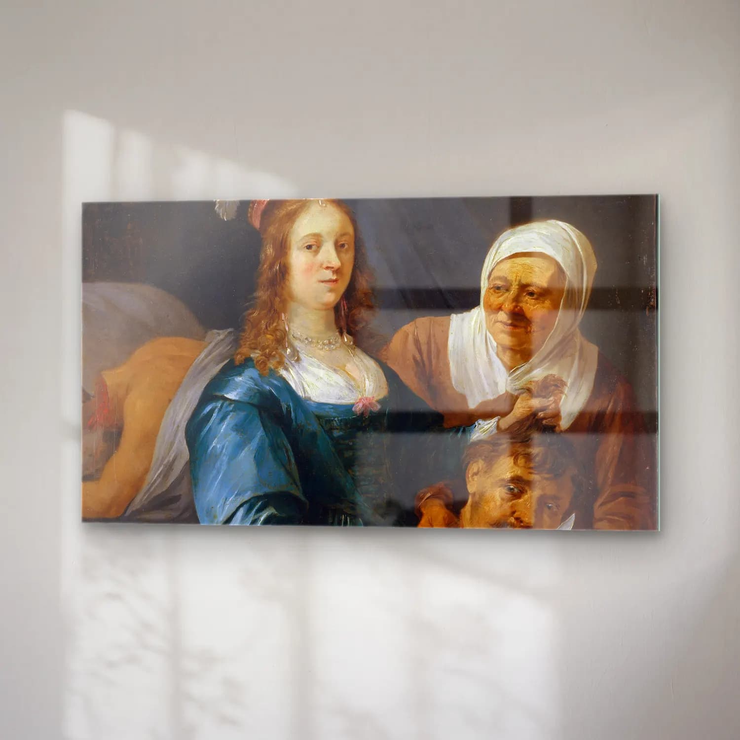 David Teniers The Younger – Judith with the Head of Holofernes cam tablo — sağ açıdan görünüm