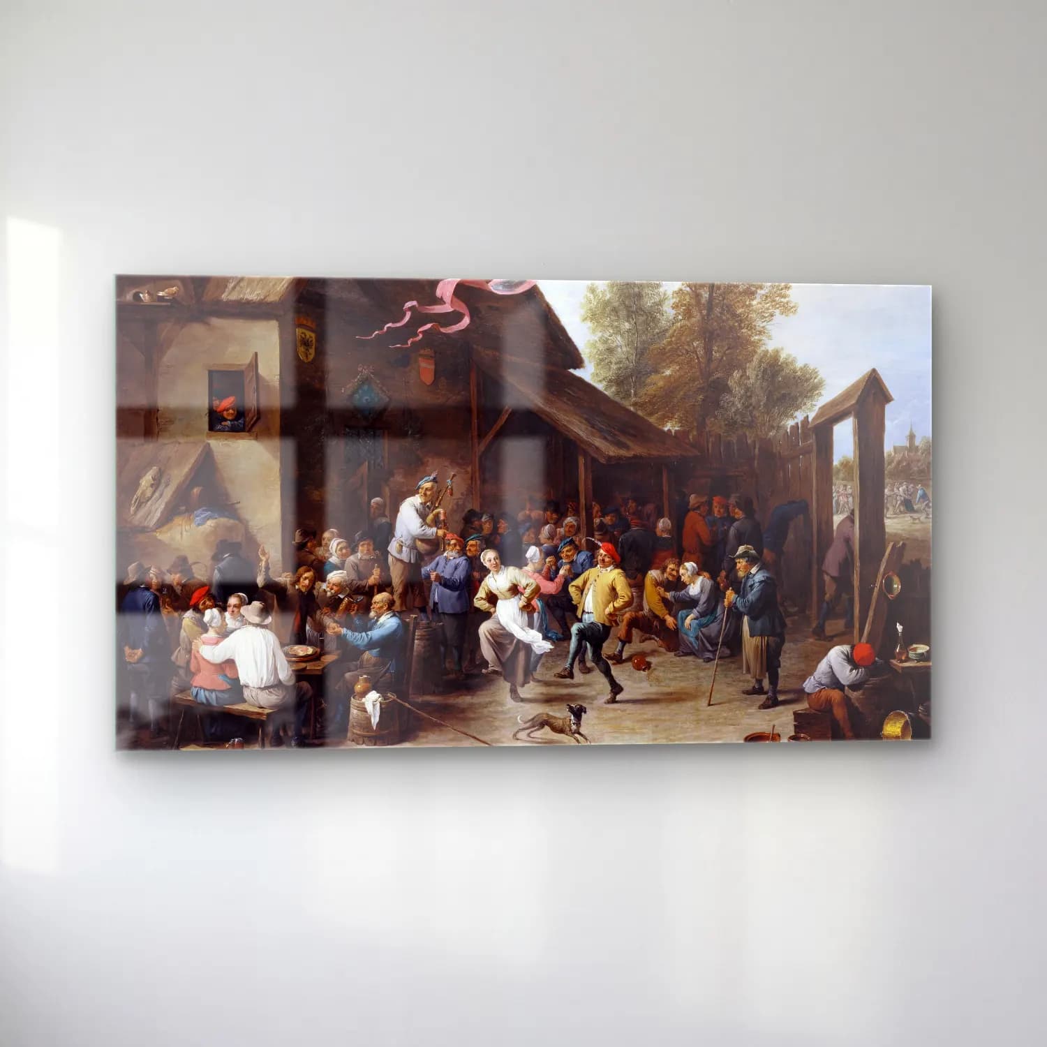 David Teniers The Younger – Kermis on St George’s Day cam tablo — sol açıdan görünüm