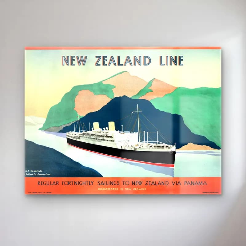 Vintage Poster Tren No. 14 cam tablo — Vintage Poster Tren No. 14 — vintage poster tren