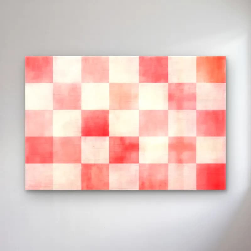 Pastel Dama Deseni cam tablo — Pastel Dama Deseni — pastel dama deseni