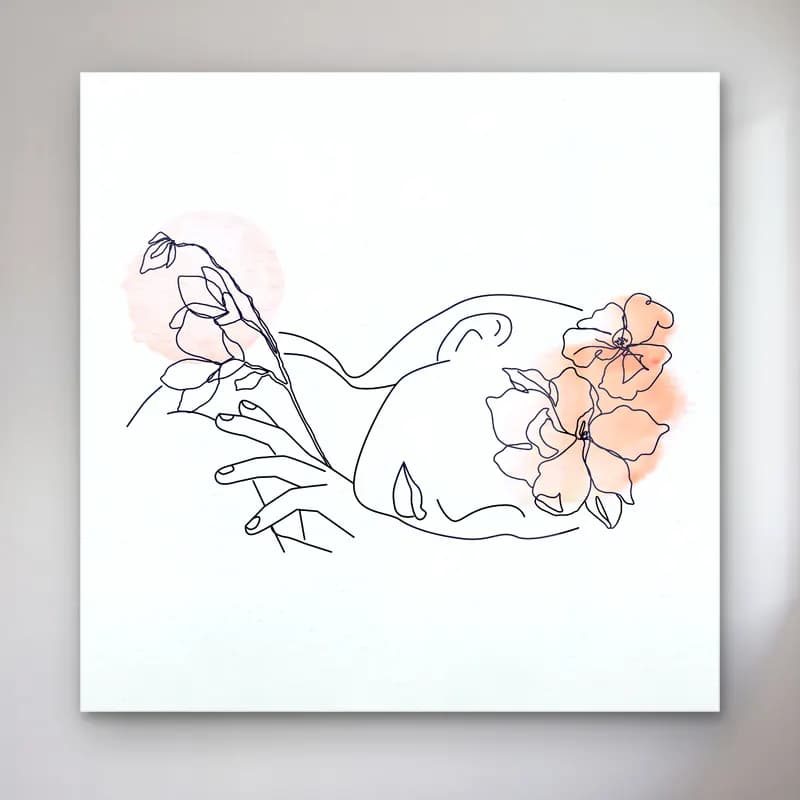 Çizgi Sanatı Çizgi Yüz No. 59 cam tablo — Çizgi Sanatı Çizgi Yüz No. 59 — çizgi sanatı çizgi yüz